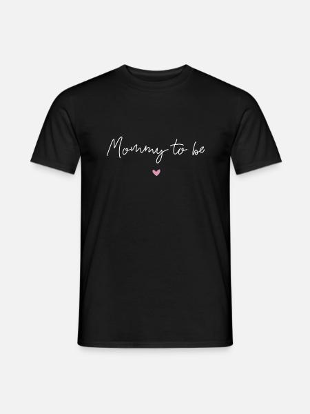 Mommy to be - Men's T-Shirt - black