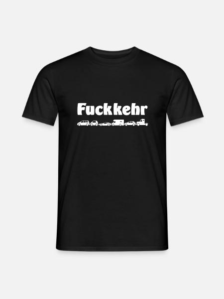 Fuckkehr - Scheiß-Verkehr - Männer T-Shirt - Schwarz