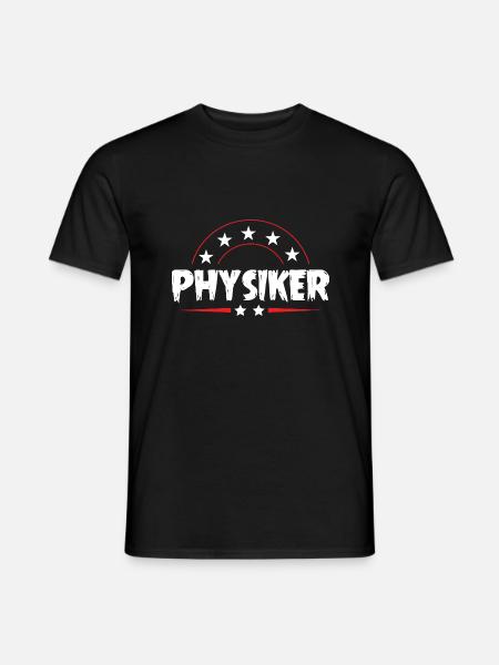 Physiker Beruf - Männer T-Shirt - Schwarz