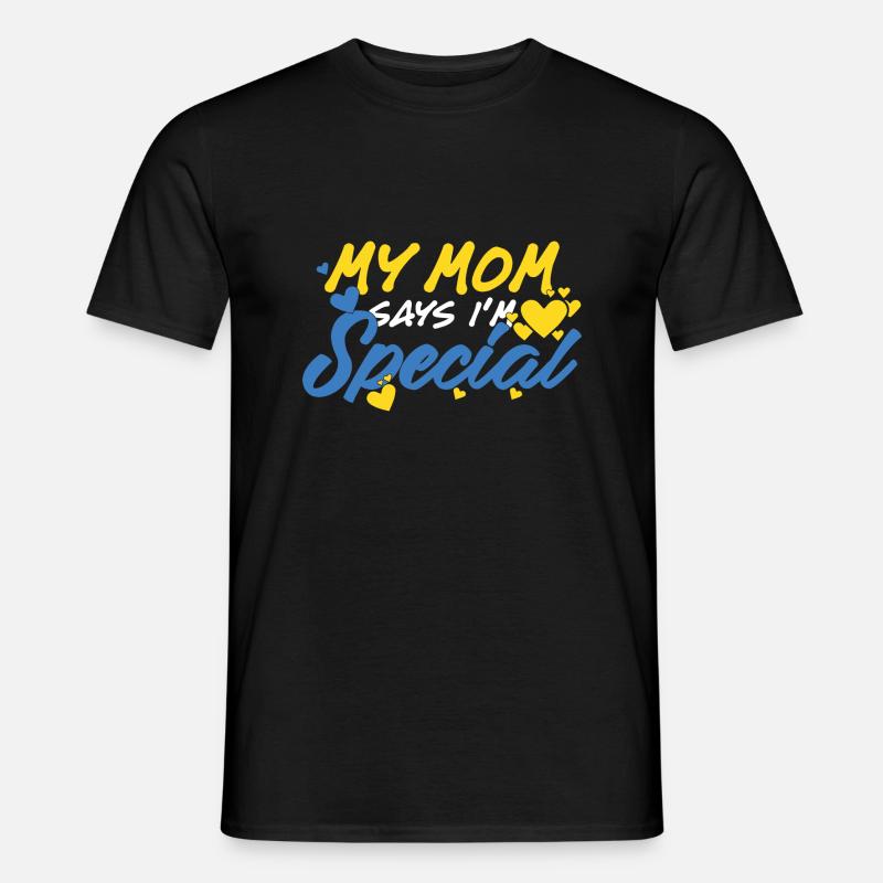 Down-Syndrom-Bewusstsein Sonderpädagogik Geschenke - Männer T-Shirt - Schwarz