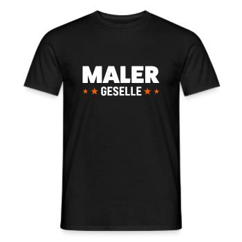 Maler Geselle Maler Geselle Geschenk - Männer T-Shirt - Schwarz - Vorne - AI Model Male 178 light (178cm)