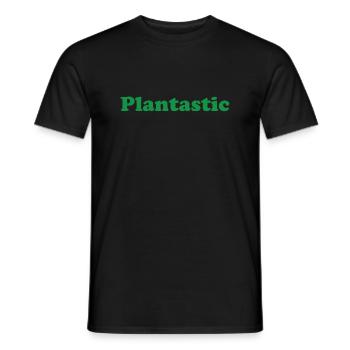 Plantastic - Plants are fantastic! - Men's T-Shirt - black - Front - AI Model Male 178 light (178cm)