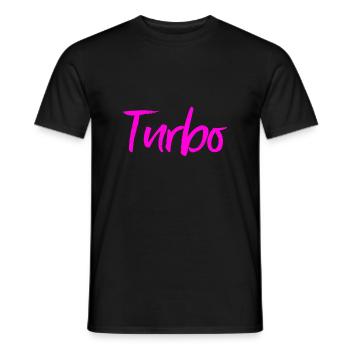 Turbo - T-shirt homme - noir - Devant - AI Model Male 178 light (178cm)