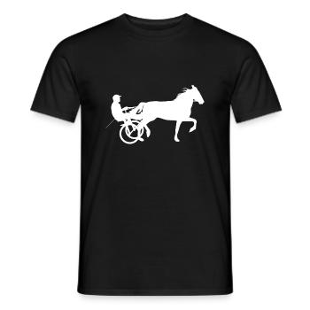 Courses hippiques courses hippiques - T-shirt homme - noir - Devant - AI Model Male 178 light (178cm)