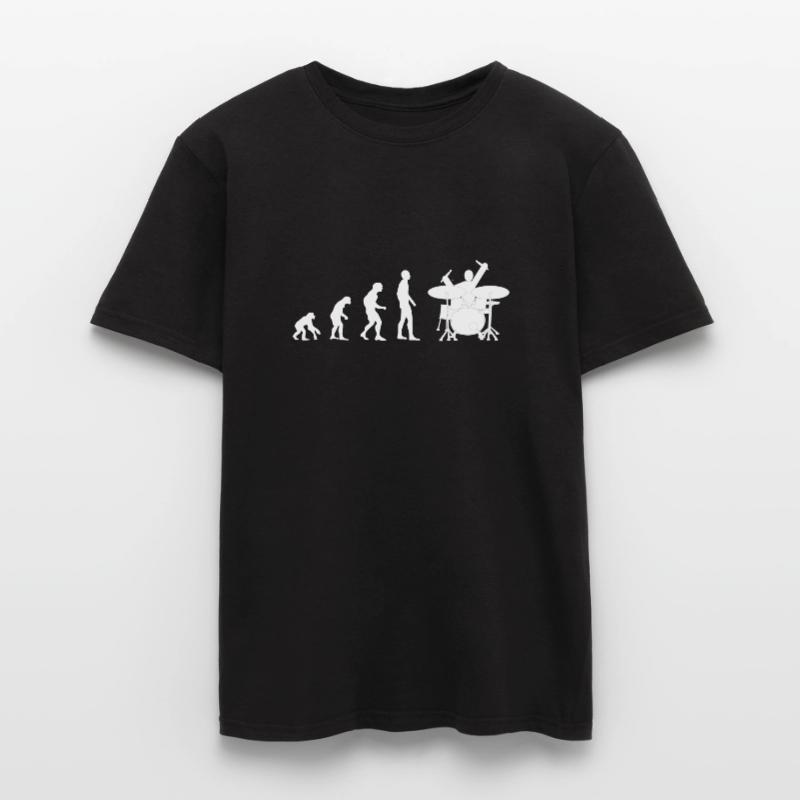 drummer evolution T-shirt homme