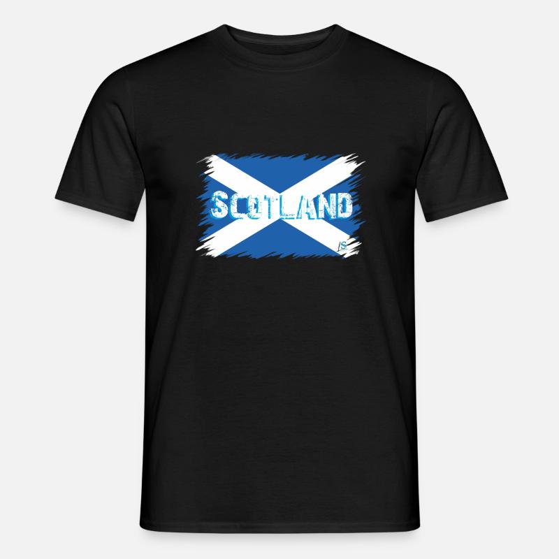 Drapeau écossais 2 - T-shirt homme - noir
