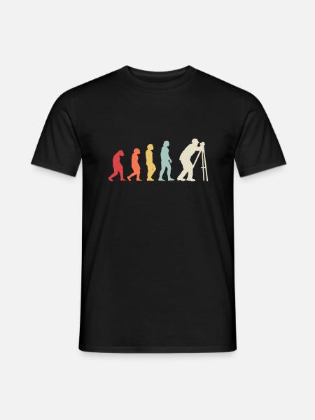 Geodeta Geodeta Vintage Evolution - T-shirt męski - czarny