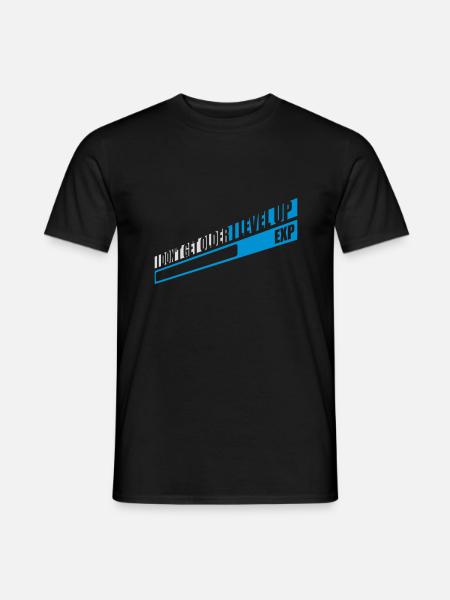 get older level up - Men's T-Shirt - black