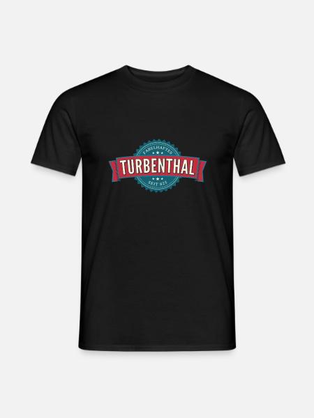 Fabelhaftes Turbenthal für dunklen Hintergrund - Männer T-Shirt - Schwarz