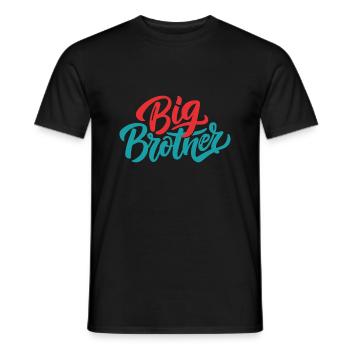 FRÈRE AÎNÉ - T-shirt homme - noir - Devant - AI Model Male 178 light (178cm)
