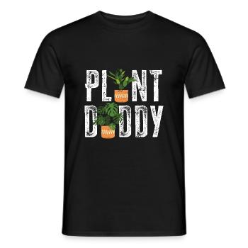Plant Daddy Zimmerpflanzen Garten Blumen Liebe - Männer T-Shirt - Schwarz - Vorne - AI Model Male 178 light (178cm)