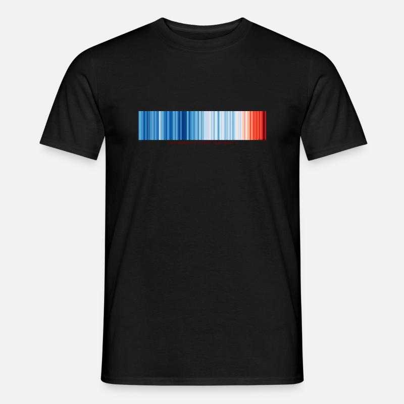 Stripes Globe The Beginning Of The End. - Men’s T-shirt - black