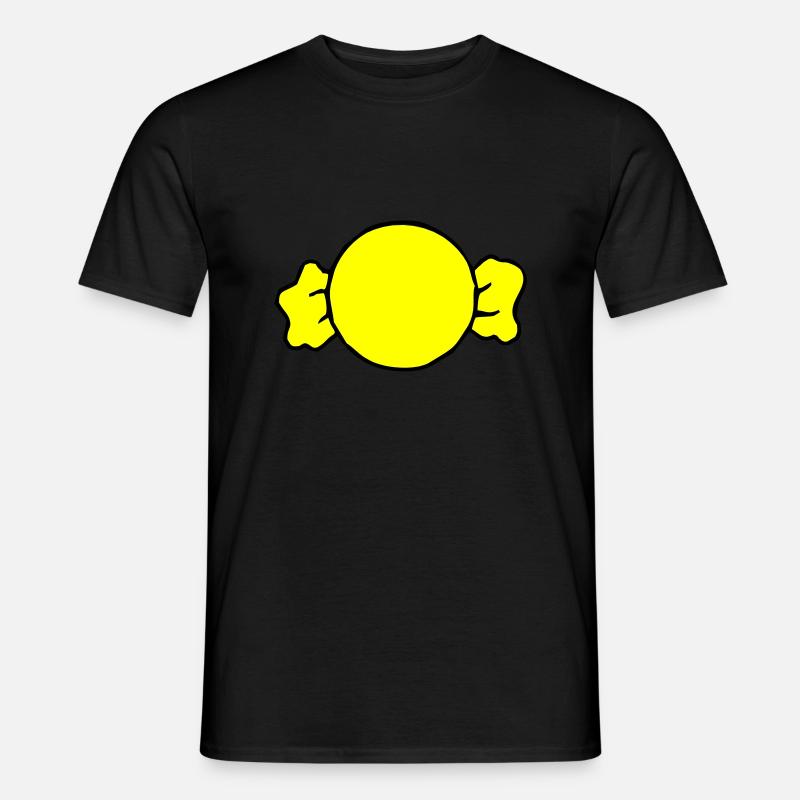 Bonbon - Männer T-Shirt - Schwarz