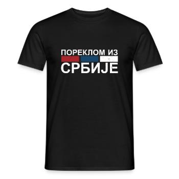 Yugoslavija Serbia Serbian Serbian Srbija Belgrade - Männer T-Shirt - Schwarz - Vorne - AI Model Male 178 light (178cm)