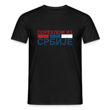 Yugoslavija Serbia Serbian Serbian Srbija Belgrade - Männer T-Shirt - Schwarz - Vorne - AI Model Male 178 light (178cm)