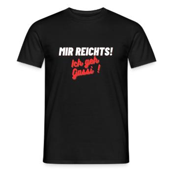 Überschrift hinzufügen - Männer T-Shirt - Schwarz - Vorne - AI Model Male 178 light (178cm)