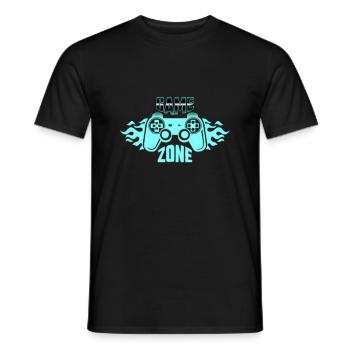 Gamer Jeu En Ligne Jeux Sur Ordinateur Arcade Neon - T-shirt homme - noir - Devant - AI Model Male 178 light (178cm)