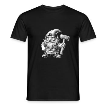 Blacksmith - Men's T-Shirt - black - Front - AI Model Male 178 light (178cm)