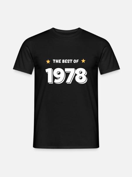 Best of 1978 - Men's T-Shirt - black