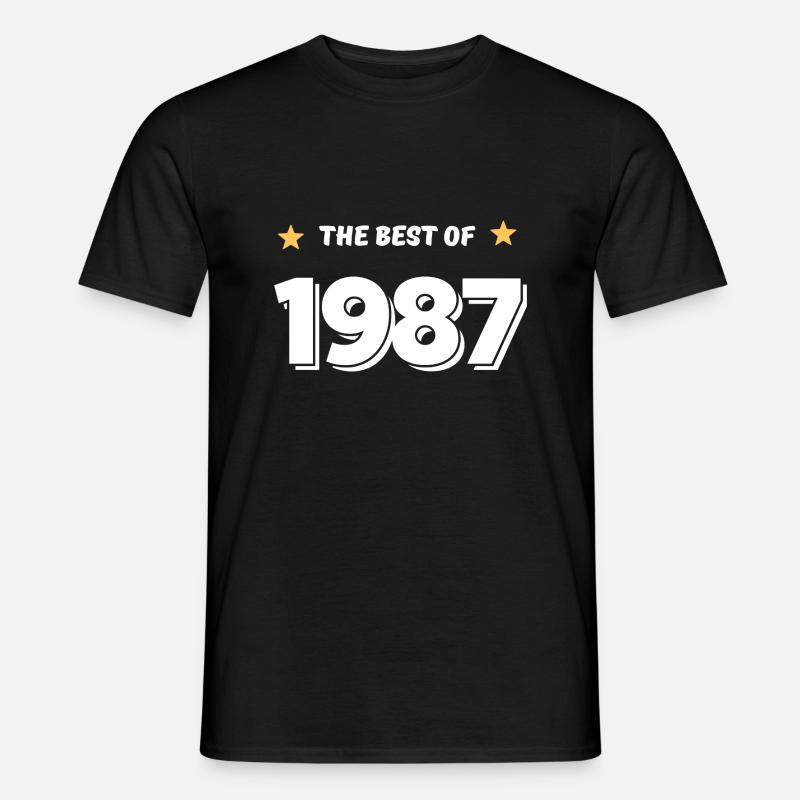 Das Beste aus 1987 - Männer T-Shirt - Schwarz
