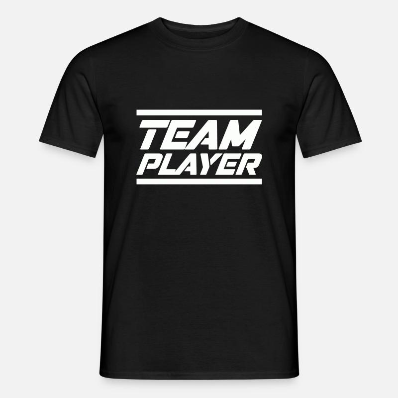 team player - Männer T-Shirt - Schwarz