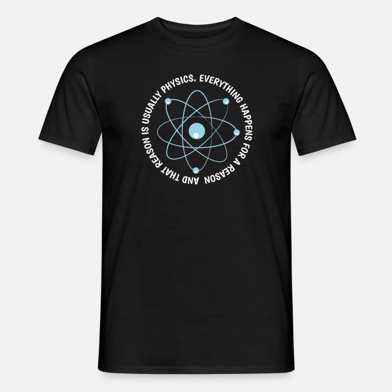 Science physics magic religion funny gift - Men’s T-shirt - black