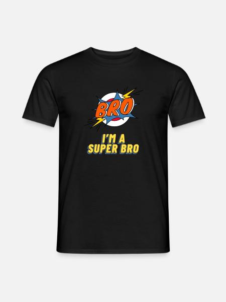 BRO - Jeg er en super bro - bro gave - Mænd T-shirt - sort