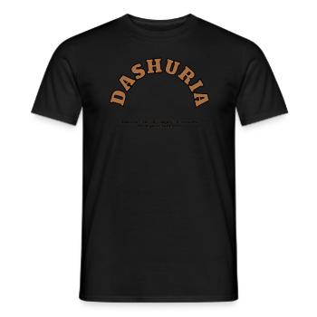 Dashuria - Männer T-Shirt - Schwarz - Vorne - AI Model Male 178 light (178cm)