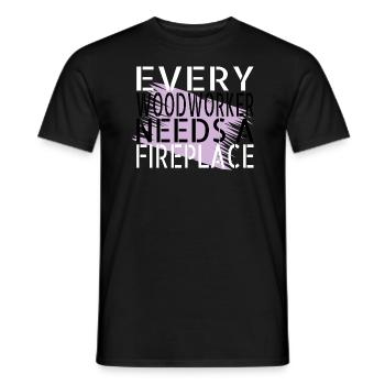 a carpenters prayer tshirts hobbyists woodworker - Männer T-Shirt - Schwarz - Vorne - AI Model Male 178 light (178cm)