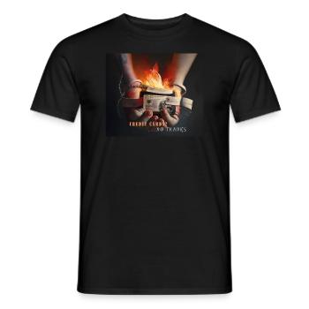 Kreditkarten... Nein danke, kein Plactic - Männer T-Shirt - Schwarz - Vorne - AI Model Male 178 light (178cm)