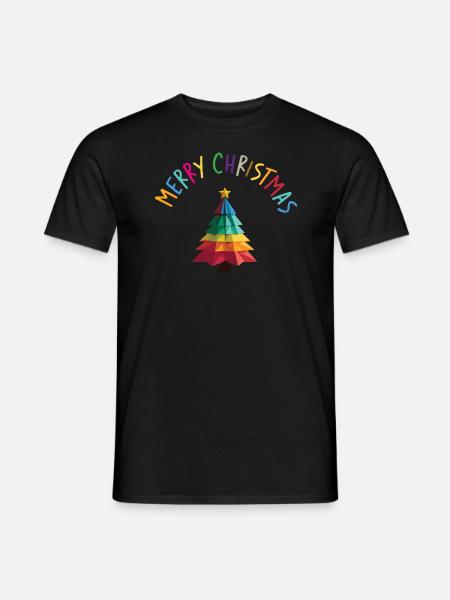 Frohe Weihnachten! - Männer T-Shirt - Schwarz