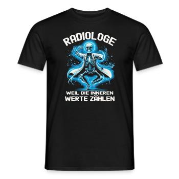 Radiologe - Männer T-Shirt - Schwarz - Vorne - AI Model Male 178 light (178cm)