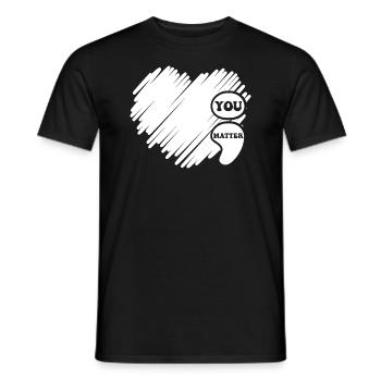 Mental Health Awareness Vintage Groovy Mental - Men's T-Shirt - black - Front - AI Model Male 178 light (178cm)
