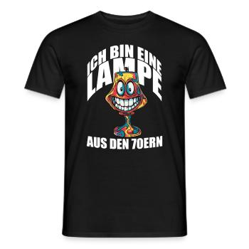 Wäre ich ein Möbelstück wäre ich eine Lampe aus... - Männer T-Shirt - Schwarz - Vorne - AI Model Male 178 light (178cm)