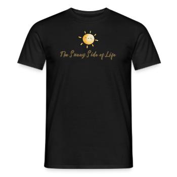 Le côté soleil de la vie - T-shirt homme - noir - Devant - AI Model Male 178 light (178cm)