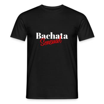 Bachata Sensual Geschenk Tanz Latinos Latina Kiz - Männer T-Shirt - Schwarz - Vorne - AI Model Male 178 light (178cm)