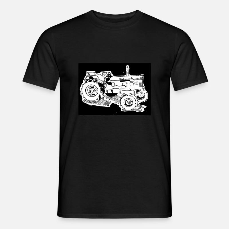 mein traktor - Männer T-Shirt - Schwarz