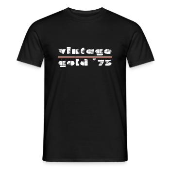 coole Retro Vintage 70er Jahre Design - Männer T-Shirt - Schwarz - Vorne - AI Model Male 178 light (178cm)
