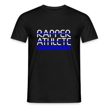 Rapper Athlete Entrepreneur 19 - Men's T-Shirt - black - Front - AI Model Male 178 light (178cm)