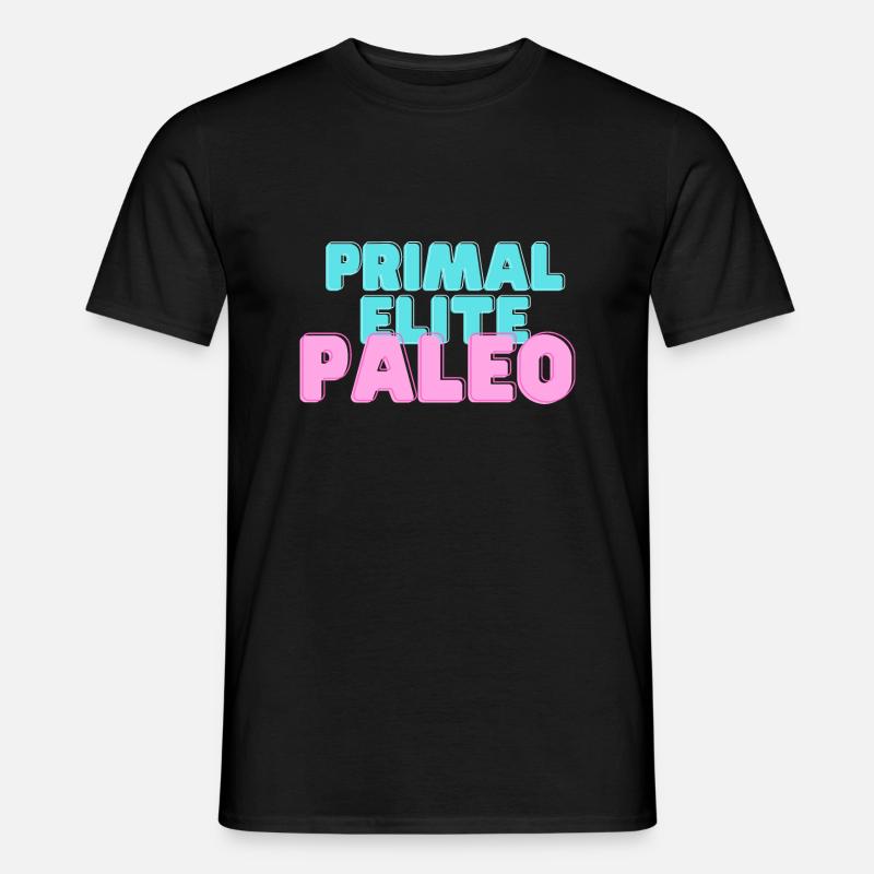 Primal Elite Paleo - Männer T-Shirt - Schwarz