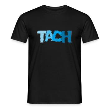 Tach - Männer T-Shirt - Schwarz - Vorne - AI Model Male 178 light (178cm)