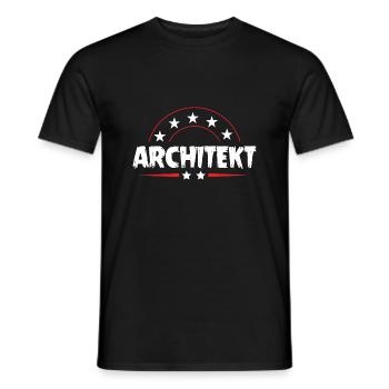 Architekt Beruf - Männer T-Shirt - Schwarz - Vorne - AI Model Male 178 light (178cm)