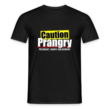 Citation amusante de Prangry - T-shirt homme - noir - Devant - AI Model Male 178 light (178cm)