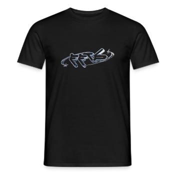 Fortune Favors the Bold Logo - Men's T-Shirt - black - Front - AI Model Male 178 light (178cm)