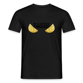 Lemon Design Lemonades Stand Boss Vente de citron - T-shirt homme - noir - Devant - AI Model Male 178 light (178cm)