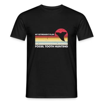 Fossil Archäologie Design Fossilien Fossiljäger - Männer T-Shirt - Schwarz - Vorne - AI Model Male 178 light (178cm)