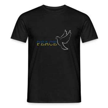 Ukraine Sieg - Männer T-Shirt - Schwarz - Vorne - AI Model Male 178 light (178cm)