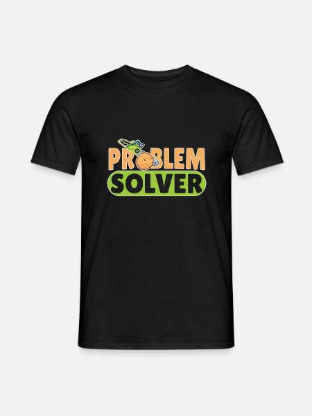 Chainsaw Problem Solver - Men's T-Shirt - black