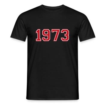 1973 - T-shirt homme - noir - Devant - AI Model Male 178 light (178cm)