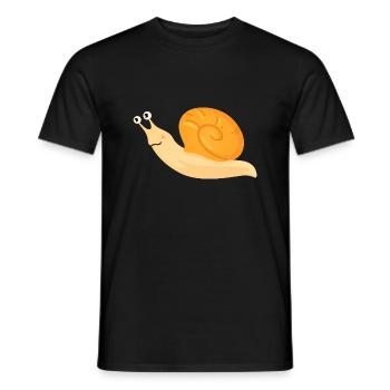 Snail Snails Slow Run Running Marathon - T-shirt homme - noir - Devant - AI Model Male 178 light (178cm)